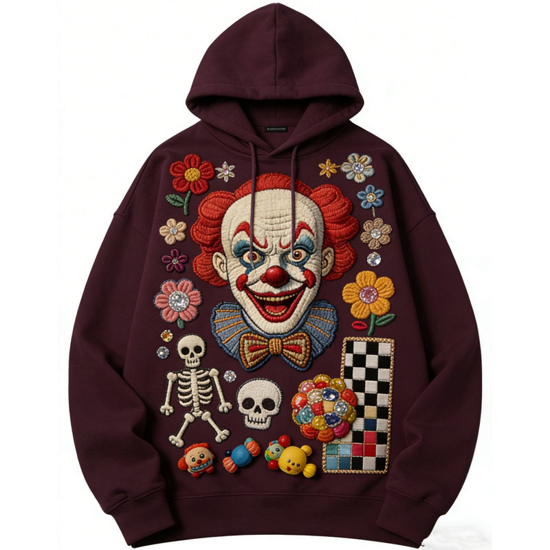 Fashion Casual Printed Polyester Sweater