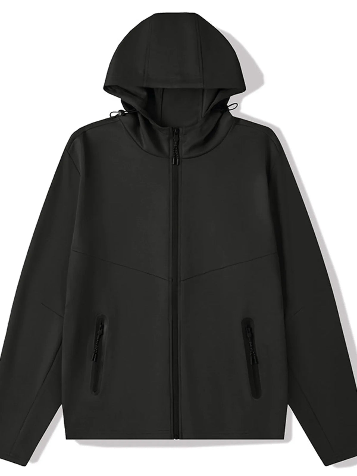 Men's Plus Size Zip Up Long Sleeve Hoodie