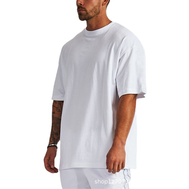 Men's Pure Cotton Loose Fit Drop Shoulder T-Shirt