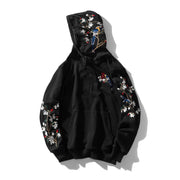 KH9083 Flowers Embroidery Hoodie