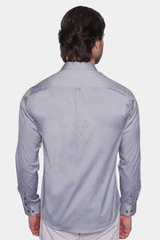 Premium Cotton Dress Shirt (Sterling Silver).