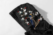 KH9083 Flowers Embroidery Hoodie