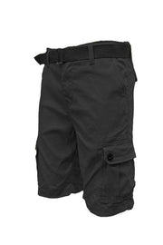 Weiv Mens Belted Cargo Shorts with Belt.