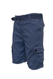Weiv Mens Belted Cargo Shorts with Belt.