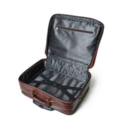 Wanderer Leather Trolly Suitcase Bag.