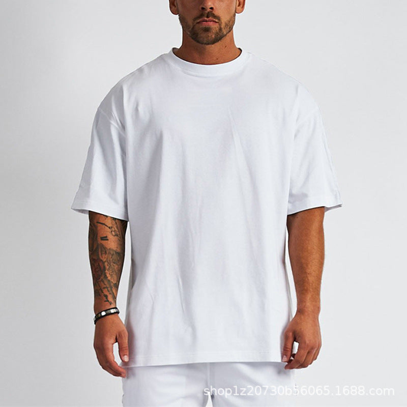 Men's Pure Cotton Loose Fit Drop Shoulder T-Shirt