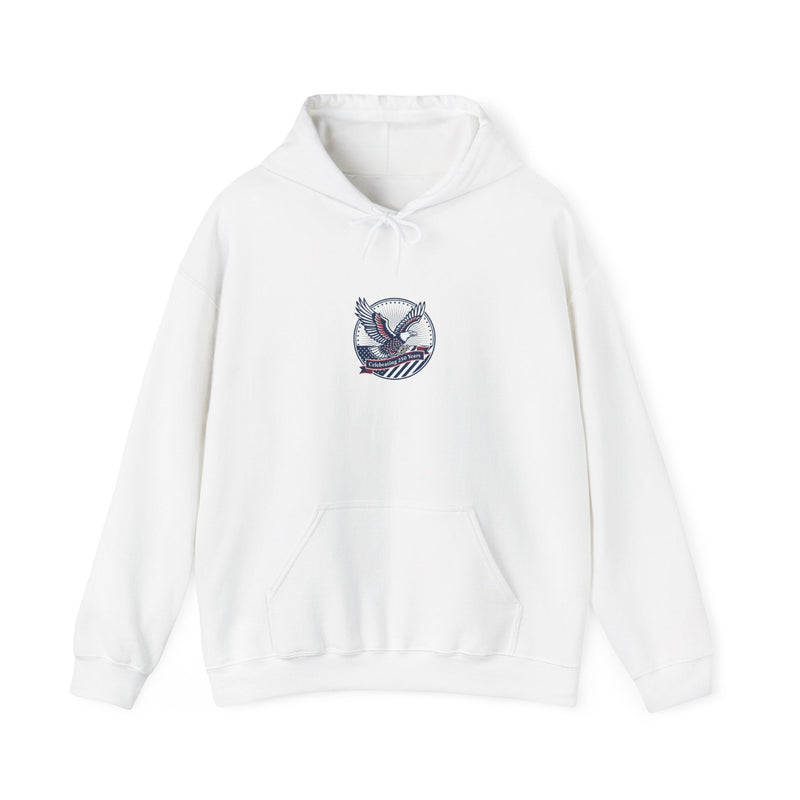 Semiquincentennial Eagle Emblem Hoodie | 250th Anniversary, USA 1776–2026