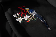 KH9083 Flowers Embroidery Hoodie