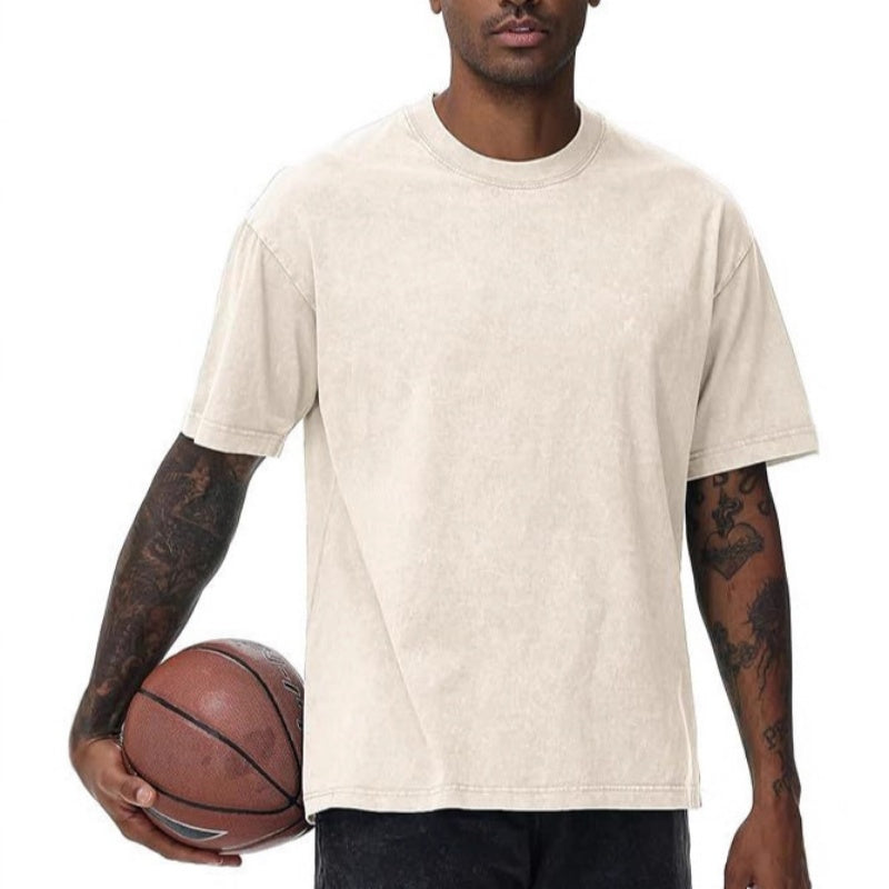 Men's 220g American Vintage Washed Drop Shoulder T-Shirt