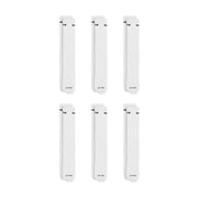 Nike Dri-Fit 6-Pack Cushioned Crew Socks - White.