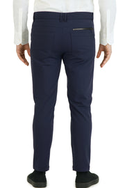 NEW & UPDATED Super - Stretch Men's Chinos //Casual// Navy - Performance Collection.