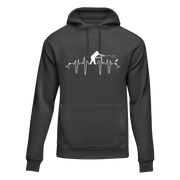 Fishing Heart Beat Unisex Hoodie