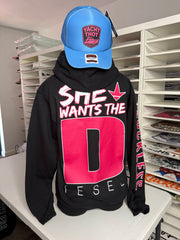 She Wants the Diesel | Funny Men's and Women's Black Country Hoodie