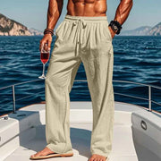 Men's Linen Yoga Pants Spring/Summer.