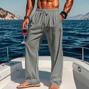 Men's Linen Yoga Pants Spring/Summer.
