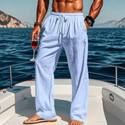 Men's Linen Yoga Pants Spring/Summer.