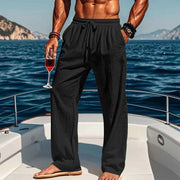 Men's Linen Yoga Pants Spring/Summer.