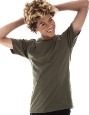 Retro Ring-Spun Crew Neck T-Shirt