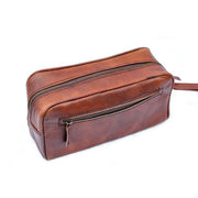 The Single Section Toiletry- Brown.