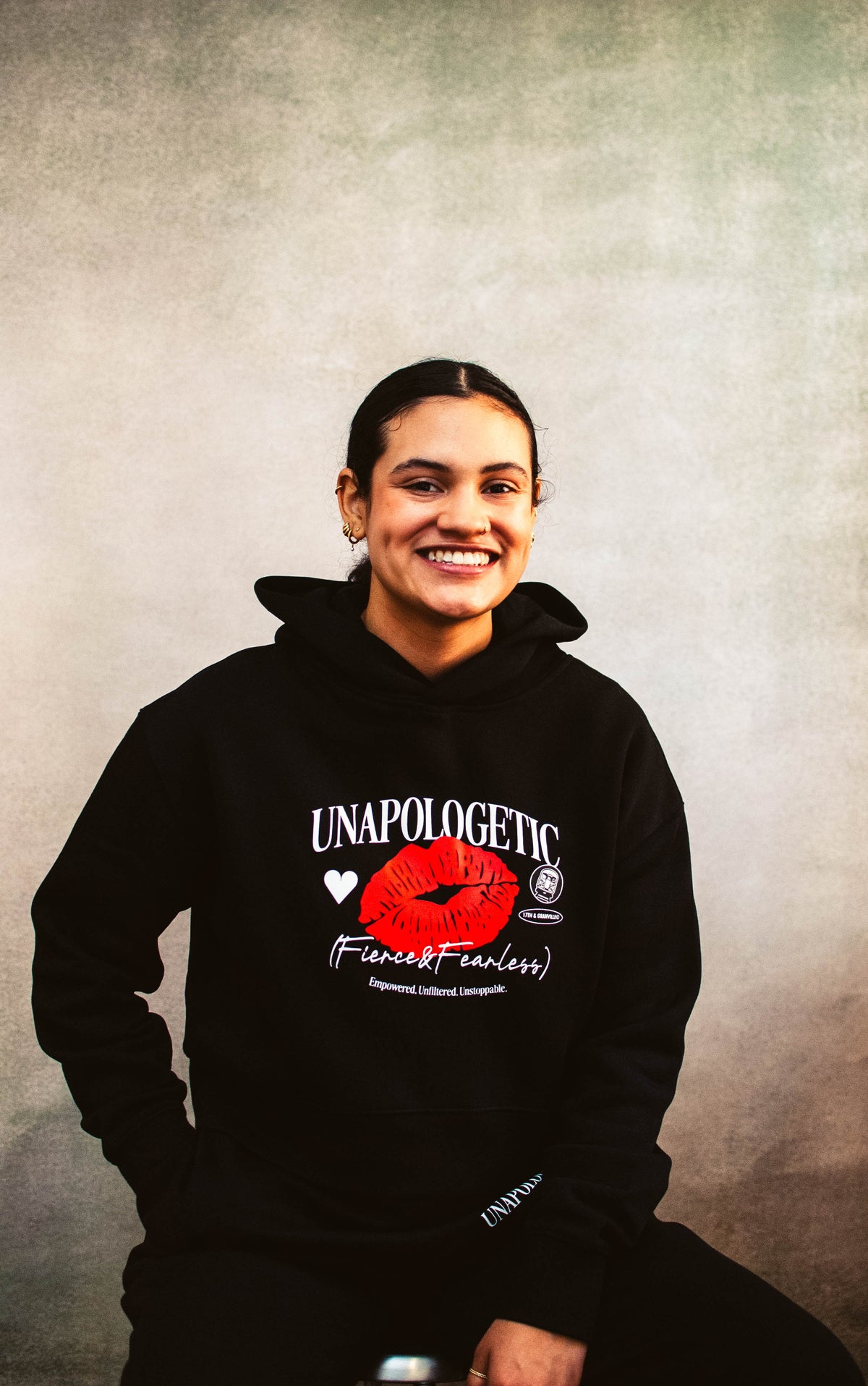 Unapologetic Fierce & Fearless Crop Hoodie – Feminine Energy Collection