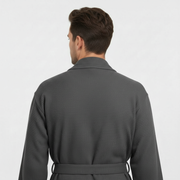 Waffle Spa Bathrobe for Men -  Absorbent, Lightweight.