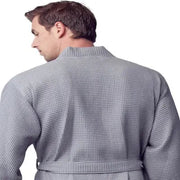 Waffle Spa Bathrobe for Men -  Absorbent, Lightweight