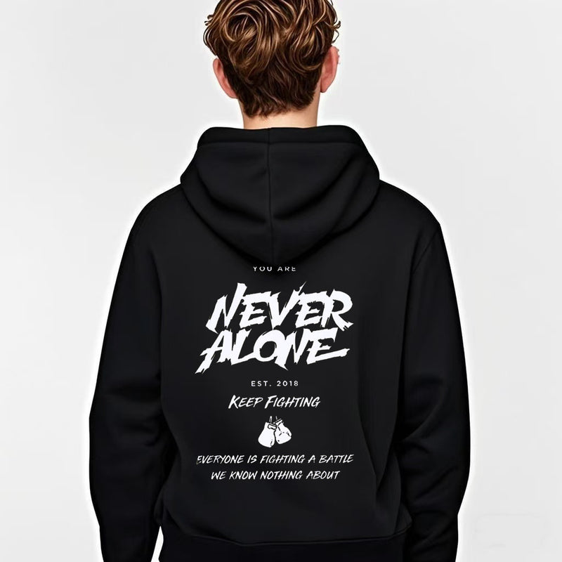 Unisex Casual Fashion Hoodie With Pocket Print