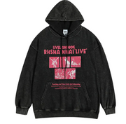 American Street Fashion Brand Distressed Leisure Couple Hoodies Vintage