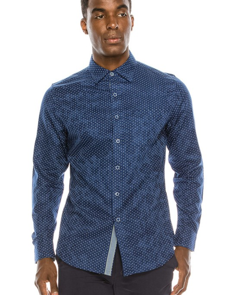 Polka Dot Dress Shirt