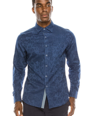 Polka Dot Dress Shirt.