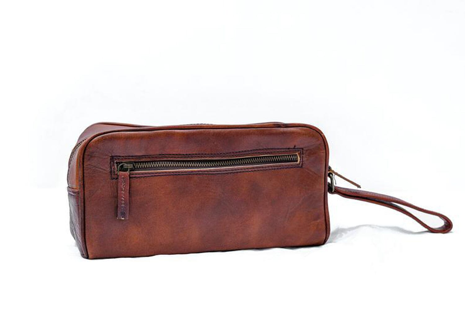 The Single Section Toiletry- Brown.