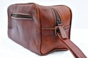 The Single Section Toiletry- Brown.
