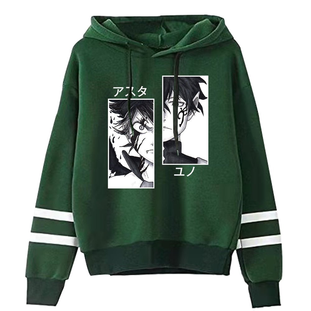 Trendy Black Clover Hoodie