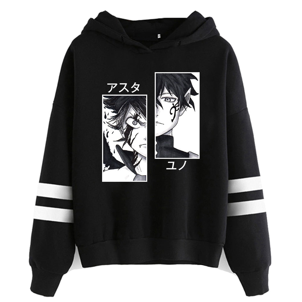 Trendy Black Clover Hoodie