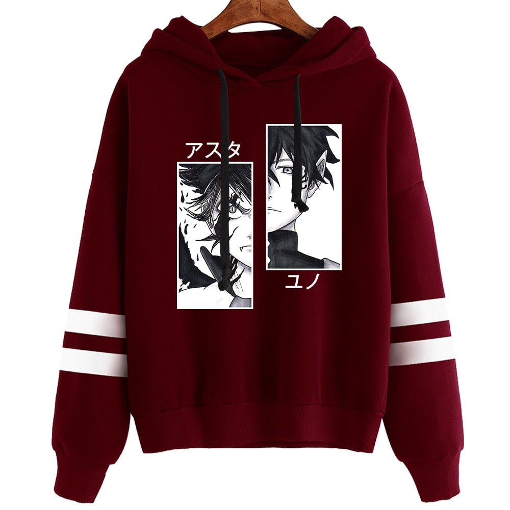 Trendy Black Clover Hoodie