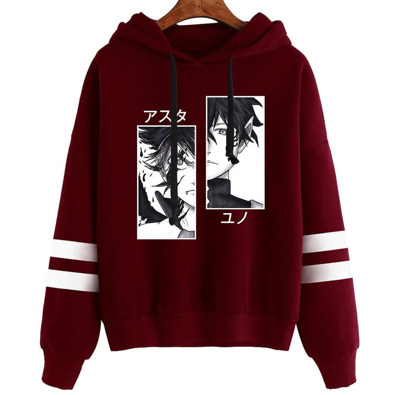 Trendy Black Clover Hoodie