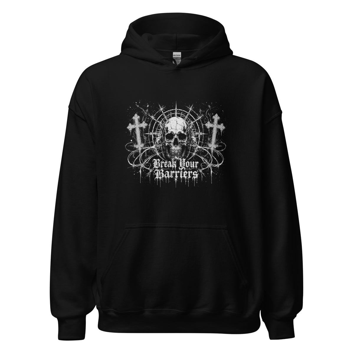 Break Your Barriers Unisex Hoodie – Heavy Blend Pullover